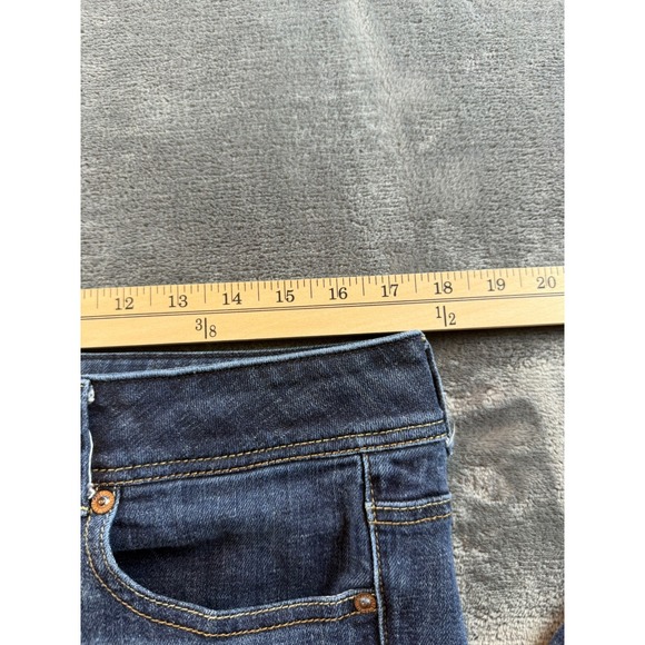 American Eagle Original Boot Women's Jeans Size 14 R High Rise Dark Wash - Picture 9 of 11